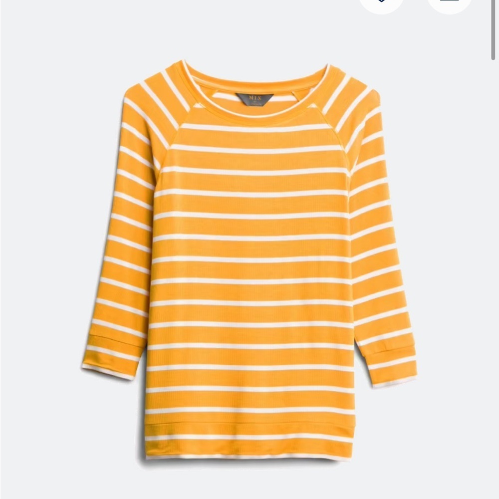 MIX By 41Hawthorn Arnold  3/4 Sleeve Raglan Knit Top